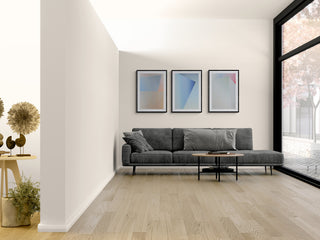 Set Planos de Color decorando un living minimalista