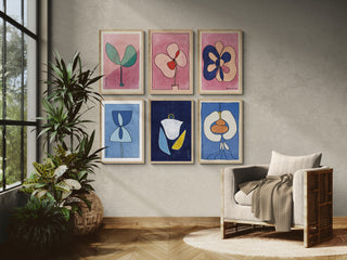 Flor Azul - Tinta Viva